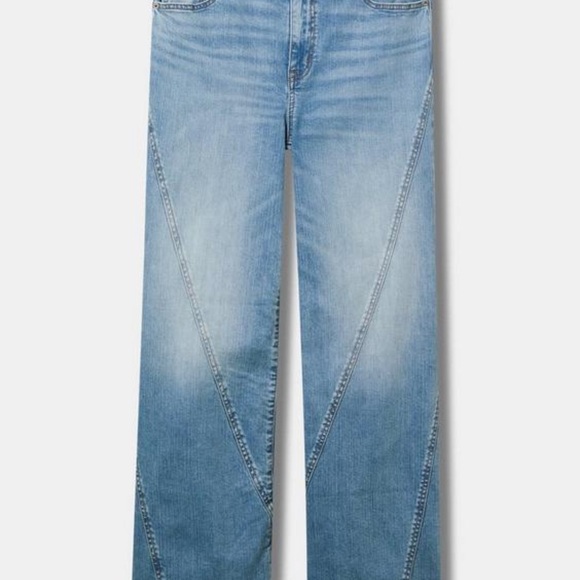 Torrid Light Blue Flare Jeans - Picture 5 of 5